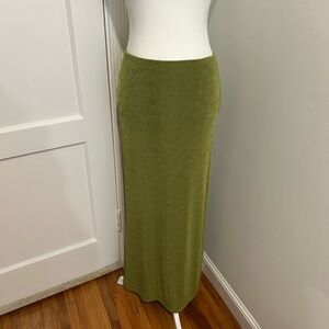Princess Polly Green Maxi Skirt